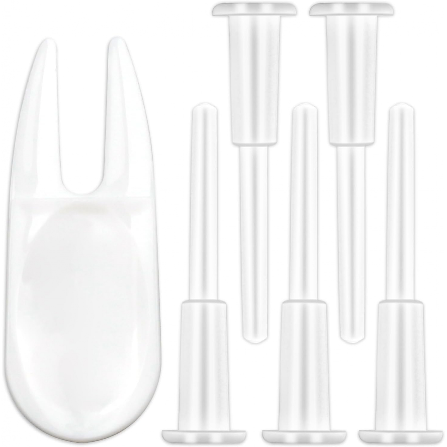 TEMU 5 Air Stopper Plugs+ 1 Remover Tool - Exercise Ball Plug Replacement Kit For Yoga Balls, Bouncing Balls& Inflatable Beds