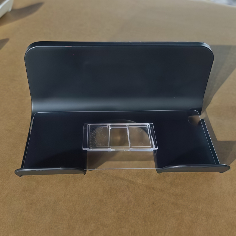 TEMU Supporto per asciugacapelli senza , porta asciugacapelli da parete con presa e slot per carte, mensola universale per asciugacapelli da bagno,