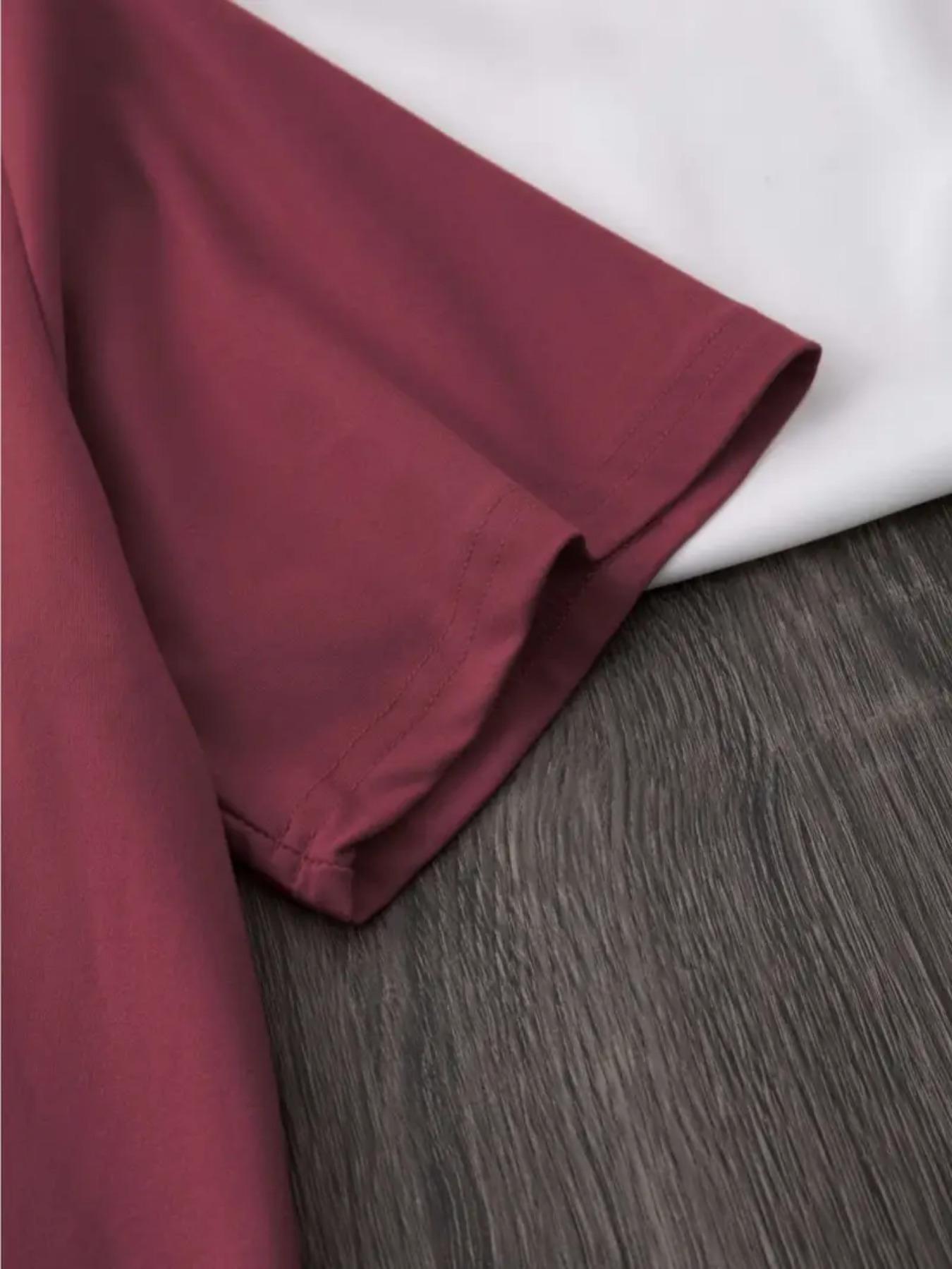 Letter print t-shirt, short sleeve crew neck casual top, Women's clothing