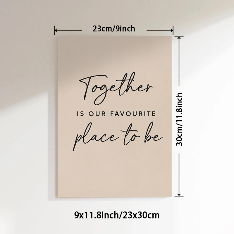 TEMU 2d Flat, 2d Flat, 1pc Unframed Canvas Painting, Quotes Wall Art, Easy Style Prints Poster, Canvas Wall Decor, Halloween Christmas Art Pictures