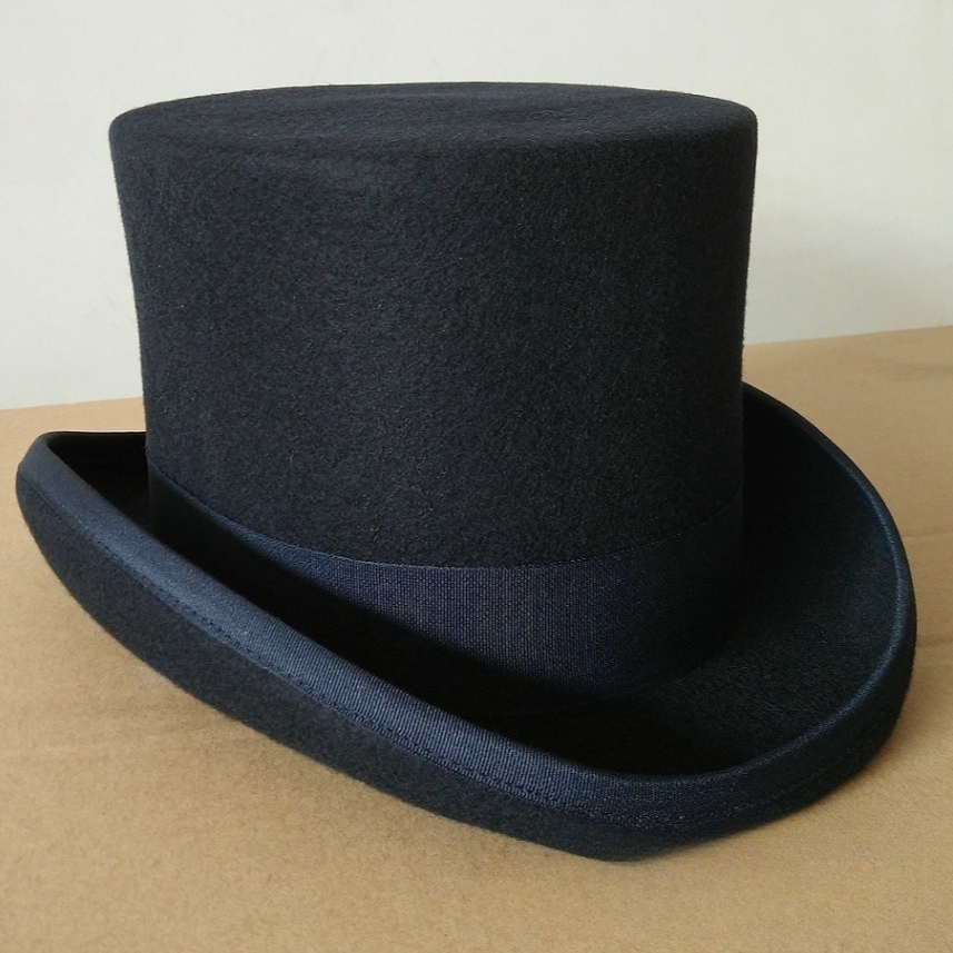 Pure Wool Top Hat, Opera-Style Magician's Hat