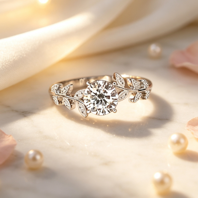 Women's Synthetic Zirconia Rings, Available in 5 Sizes