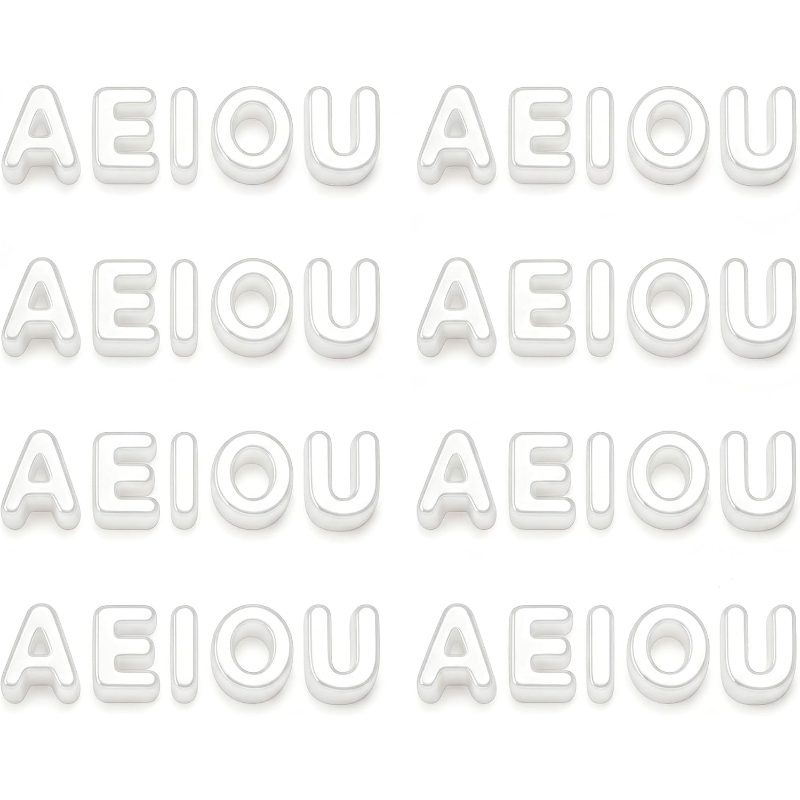 vowel beads sold on Temu United States