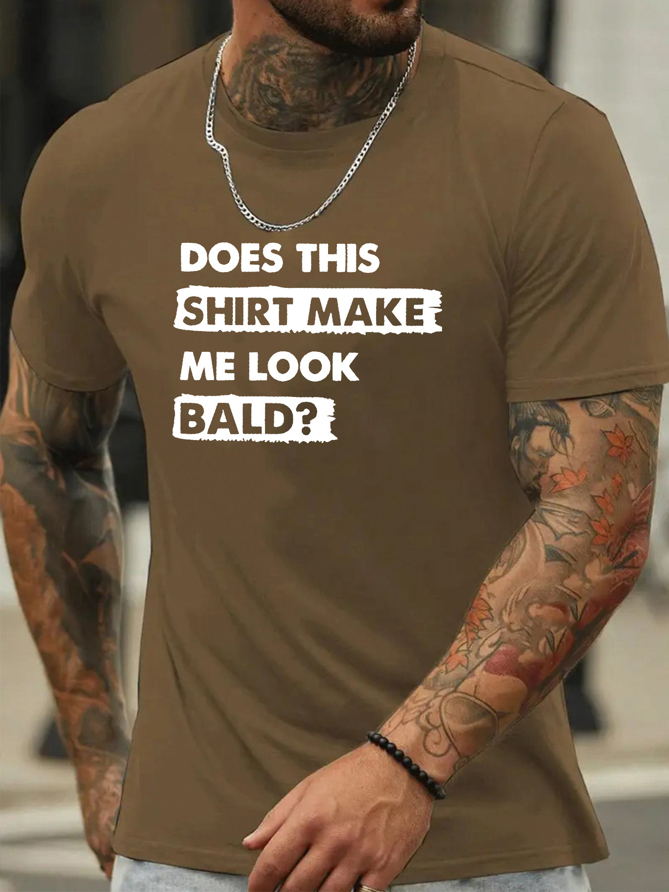 trykk, menns rund hals,     skjorte, casual t-shirt, casual comfy   top for sommer 0