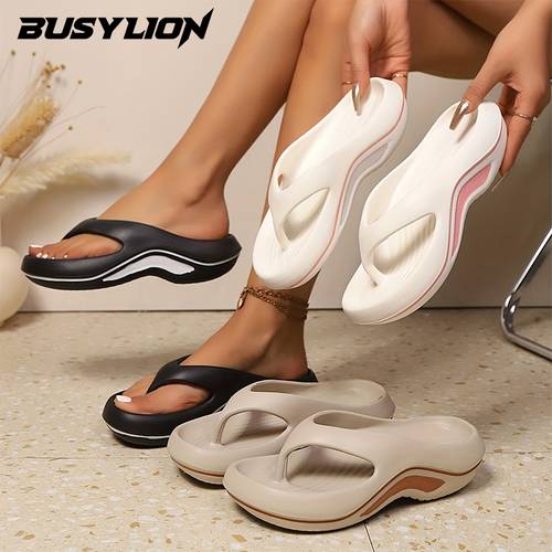 womens elegant casual flip flops block flip flops soft and comfortable feel keeping you relaxed and comfortable all day long multi scene use couple style for gifting