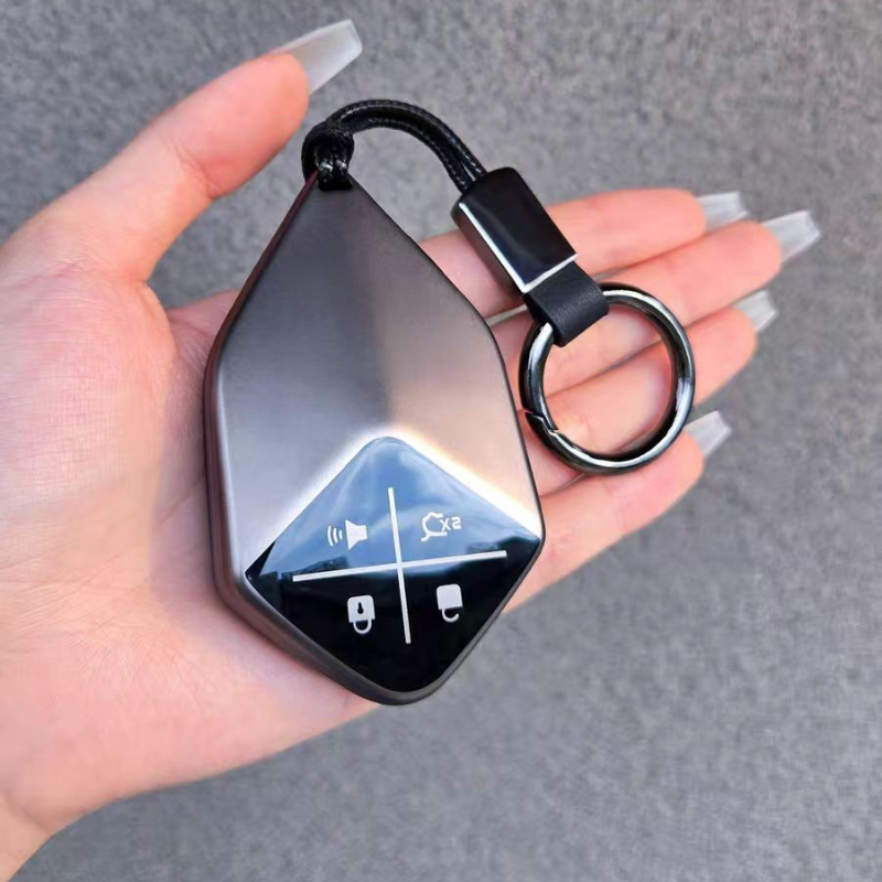 TEMU Tpu Car Remote Key Fob Cover | Key Fob Case Holder With Keyring For Deepal S7 Sl03 Remote Protection Cover Bag Shell