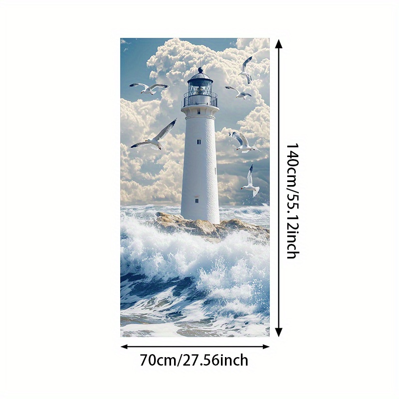 TEMU Piatto 2D, 1 pezzo, su tela senza cornice 2D grande 27.56x55.12 pollici, Pittura su tessuto senza cornice con paesaggio astratto moderno con e