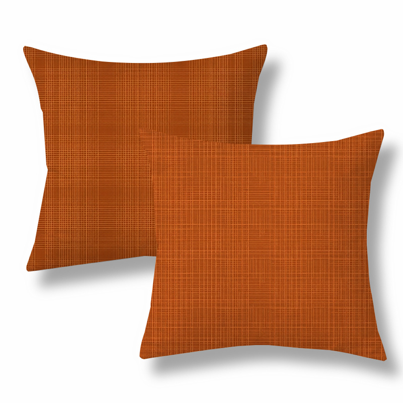 TEMU Lot de 2 housses de coussin - Taies d'oreiller à motif de grille contemporain avec des , fermeture éclair adaptée pour la décoration de canapé,