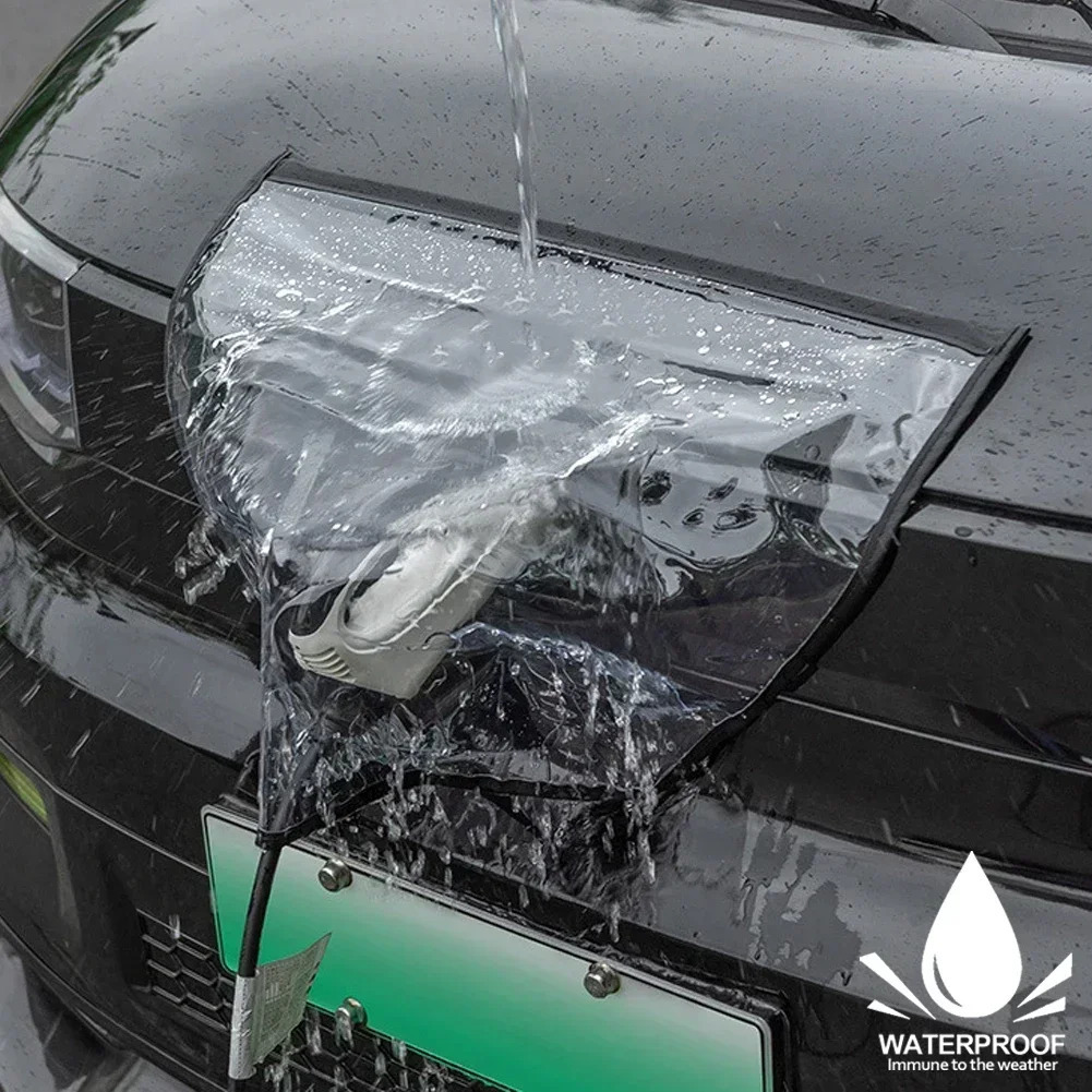 E-shop Ladeportabdeckung für Elektrofahrzeuge – Regen- Staubschutz für draußen – Zubehör für Tesla Model 3, Y, SUV