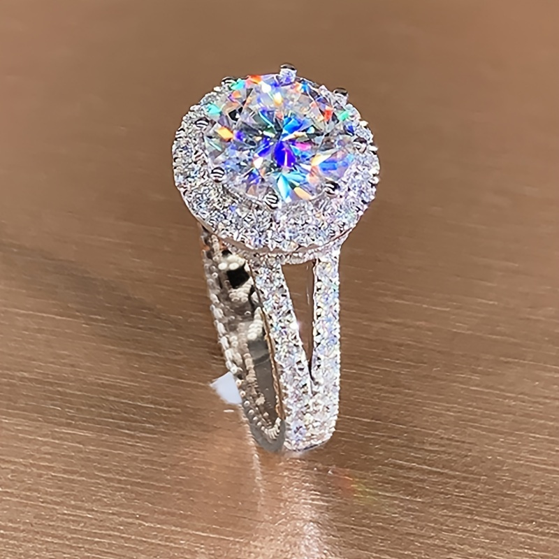 

A Creative And Stylish Exquisite Ring, With A Fashionable And High-end Design, A For A Girlfriend, A Proposal Engagement Wedding Ring, A Surprise For An Anniversary Celebration