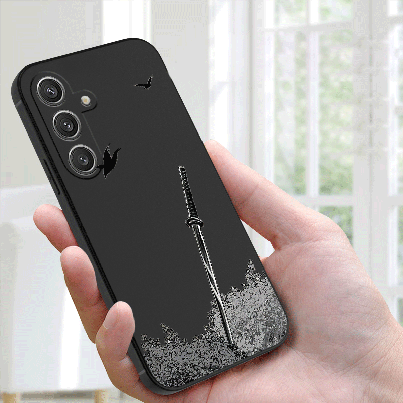TEMU Phone Case - Sword Case For Galaxy A73 A55 A54 A53 A52 A51 A50 New Phone Case Galaxy S24 S23 S22 Black Protective Case A10 A13 A14 A15 A16 A20