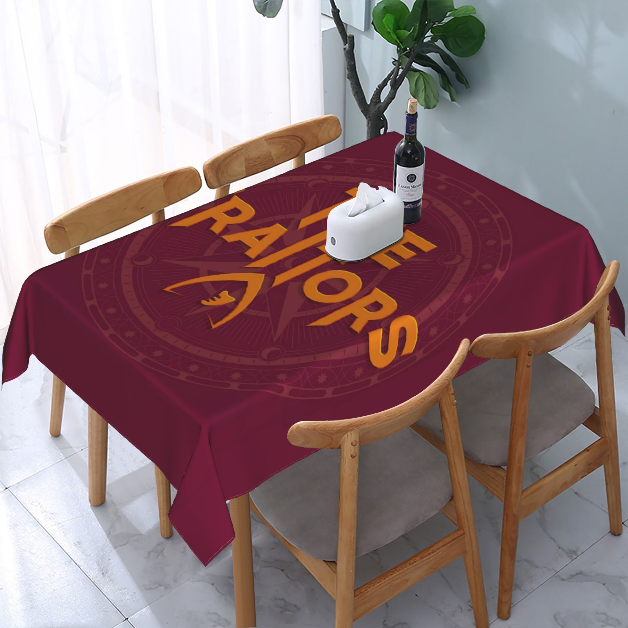 TEMU The Traitors Printed Design Rectangular Tablecloth, Party Tablecloth, Living Room Decor