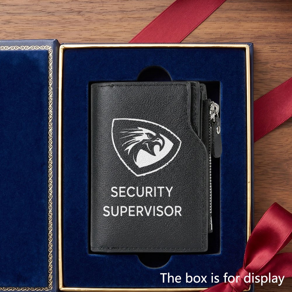 TEMU 1pc Supervisor Eagle Badge Men' Purse Personalized Wallet Unisex Ticket Holder Easy Document Bag Card Holder Convenient To Carry Id Holder Is A