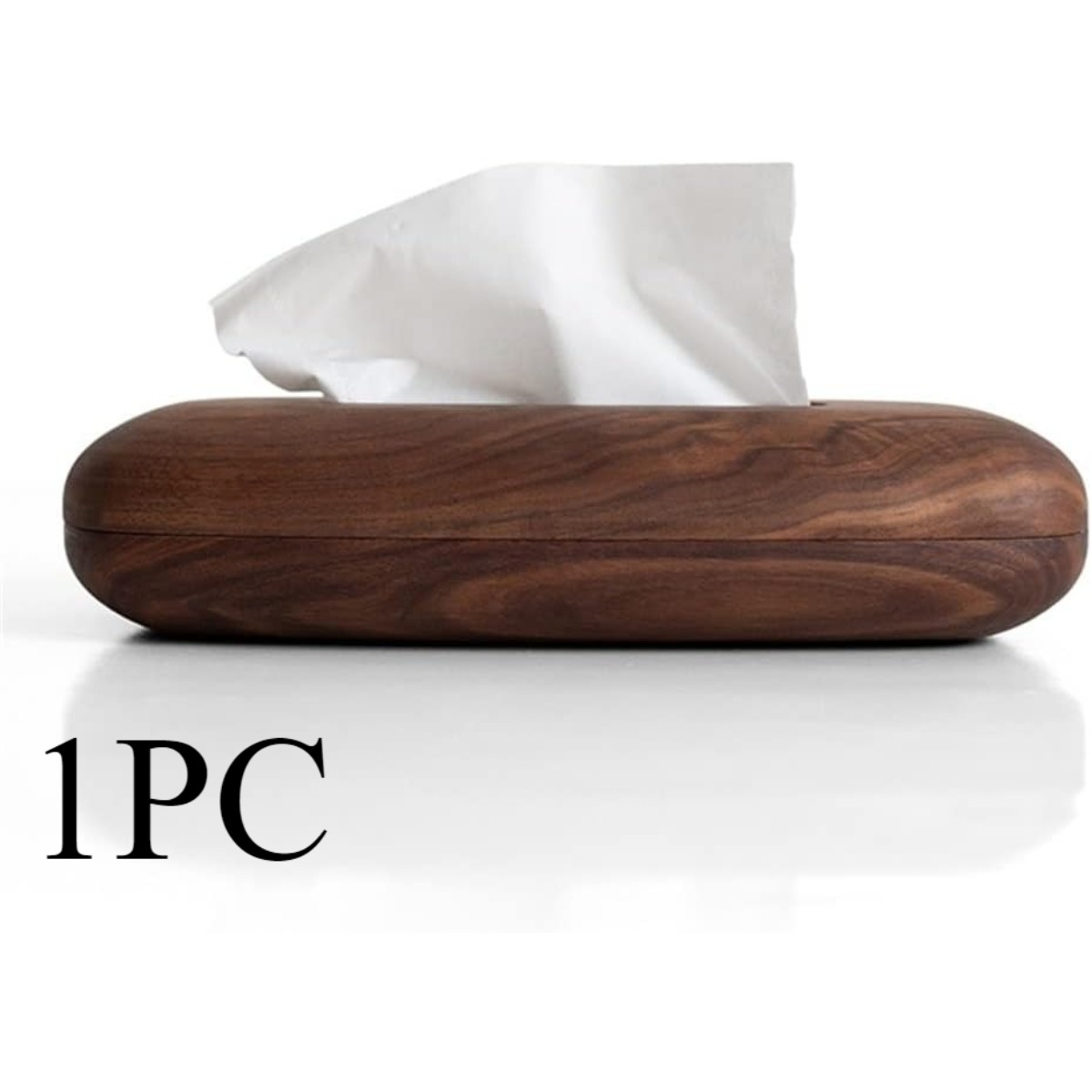1pc Tissue Box with Removable Lid Paper Holder Napkin Organizer Smooth Extraction Effortless Refill Sleek Stylish Appearance Stable Non-Slip Base Neat Storage Solution for Living Room Coffee Table Desktop Indoor Daily Use