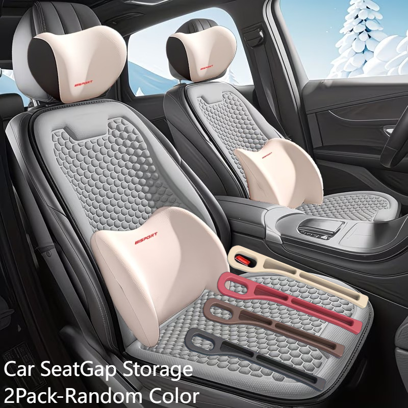 TEMU 2-pack Car Seat Filler, Anti-drop Crevice Stopper, Car Side Organizer, Console Plug, Interior Additions, Universal Fit For , For , Crevice Block