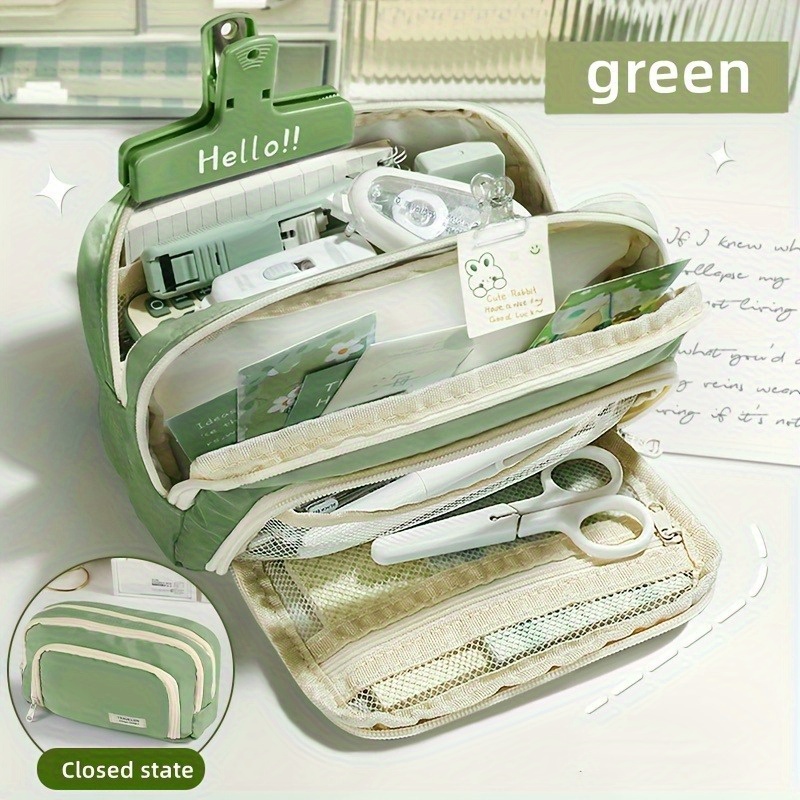 3-tier stackable white abs plastic letter tray organizer space