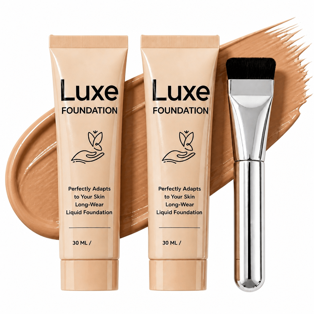 item picture 3pcs luxe temperature controlled color changing foundation clear and makeup holding   and not greasy suitable for   tones