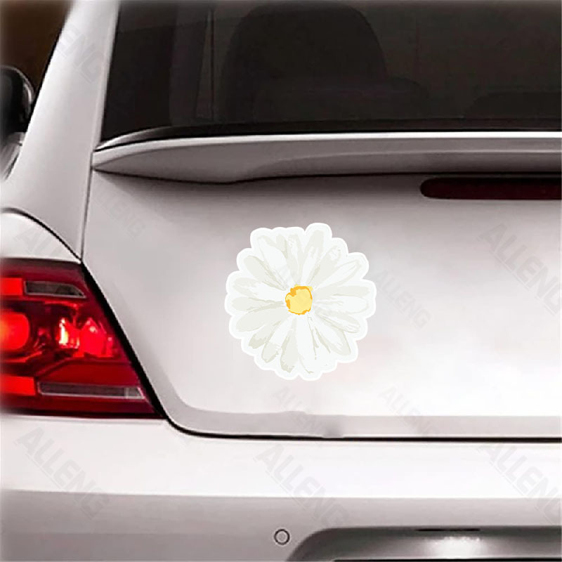 Vinyl Flower Stickers Waterproof
