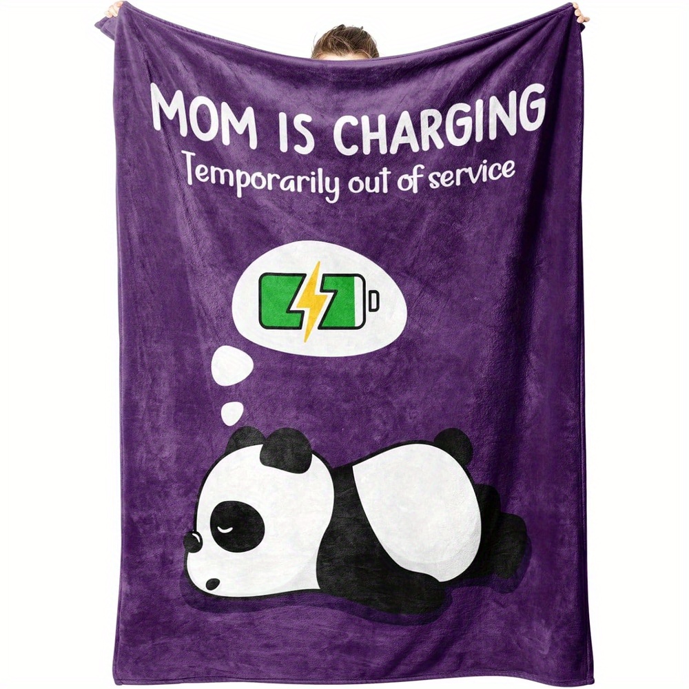 

Gifts For Mom, Gifts For Women, Mom Is Charging Blanket For Mom, Mom Birthday Gifts, Christmas/ Birthday Gifts For Mom, Funny Mom Gifts, Soft Mom Blanket Throw For Napping Travel Camp