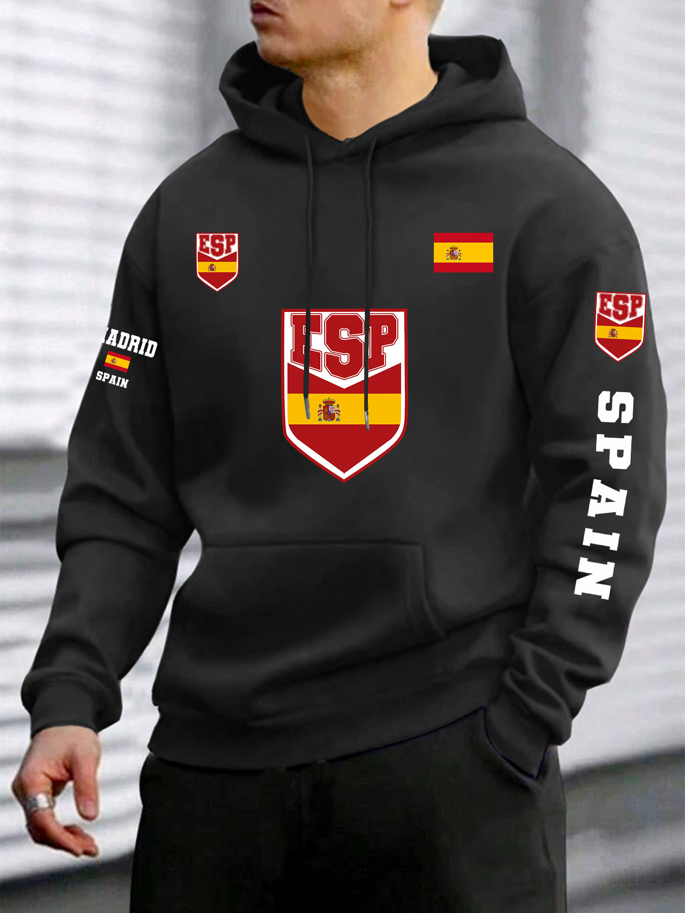 sudaderas hombre diseño degradado 3d fuentes únicas hermosas