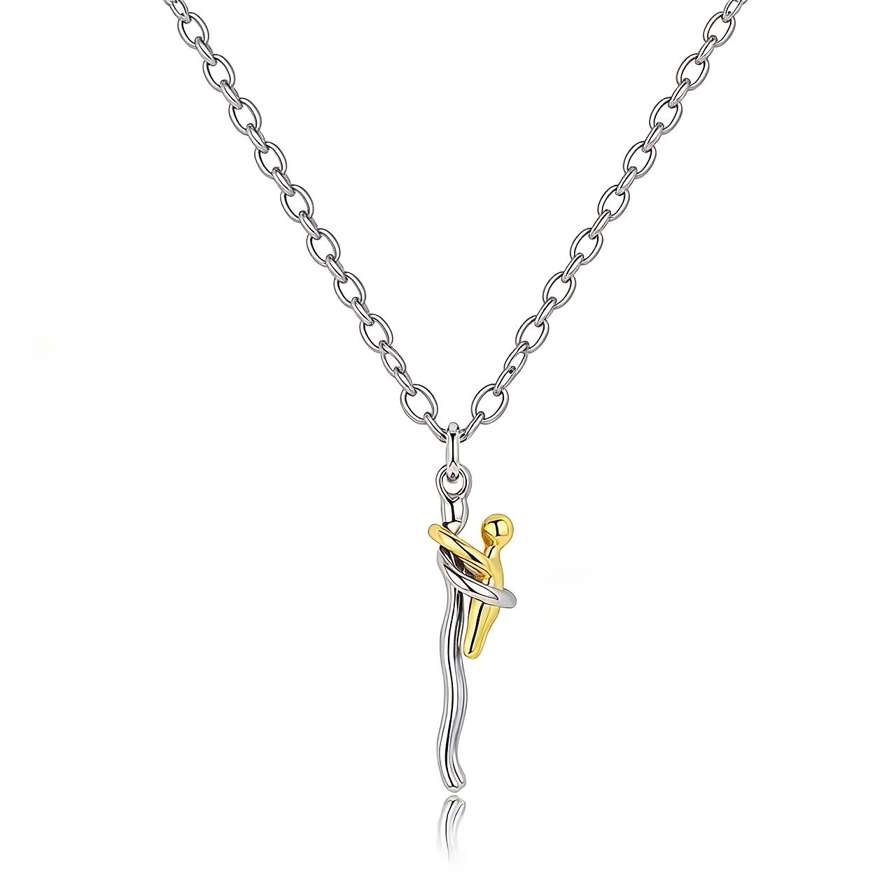 TEMU 1 Collar con colgante de a , regalo para de la y , regalo considerado para ella, regalo de joyería único, regalo para y papá