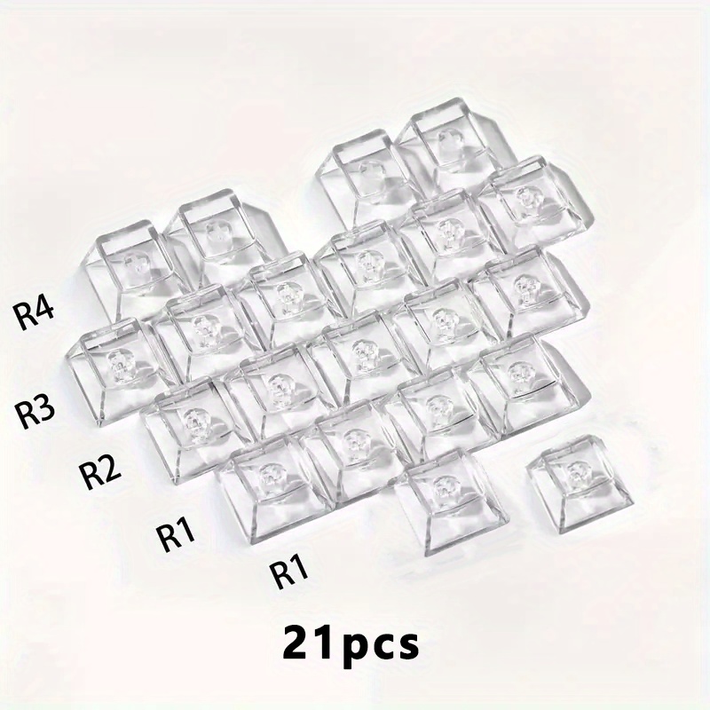 Heart Shaped Transparent Side Engraved Keycap,, Cherry High Character Pbt Material Press Mold, Suitable For 6.25u…: retailer-supplied image