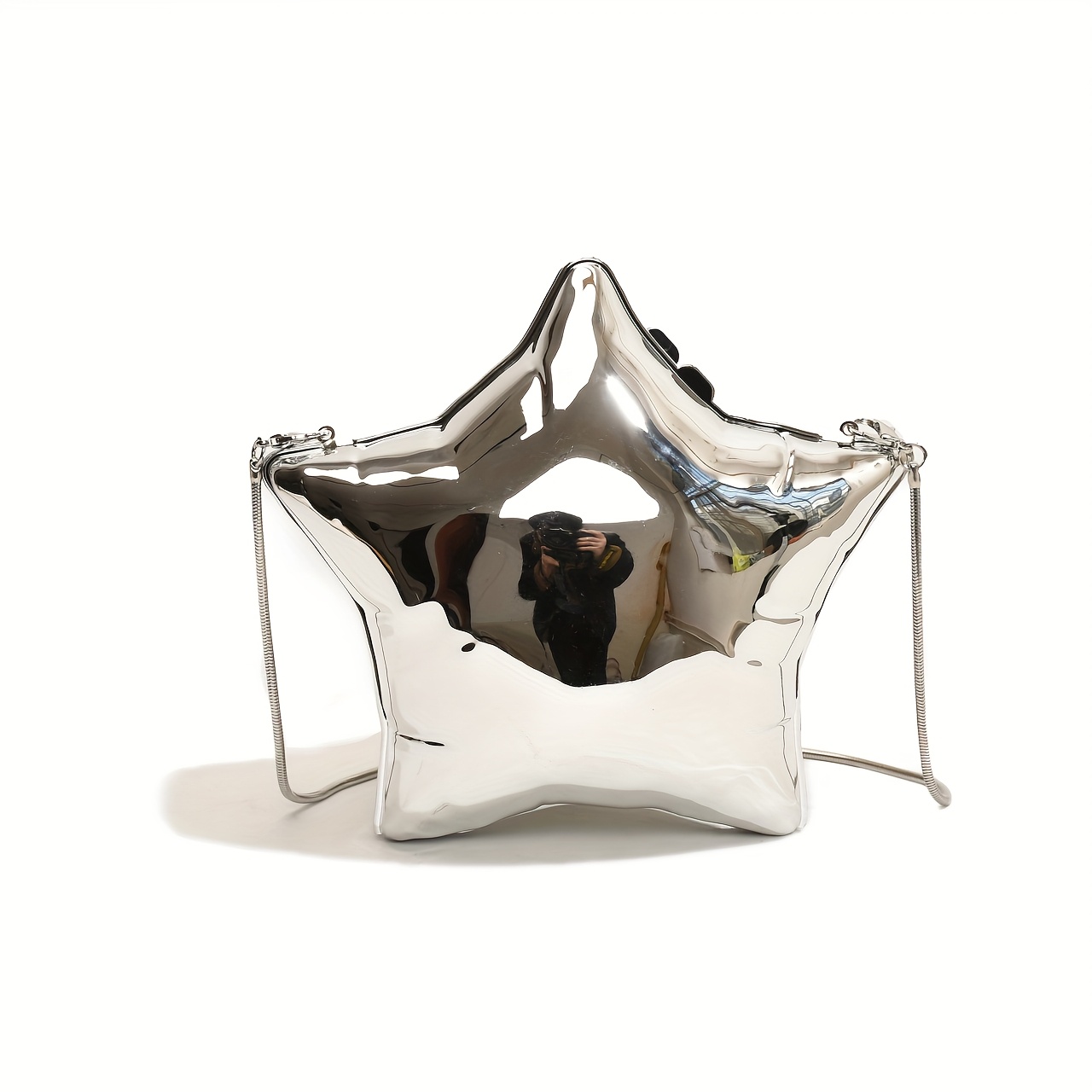 Small And Cute Five-pointed Star Fashion Bag, New Women' Color Evening Party Bag, Exquisite Chain Crossbody Bag