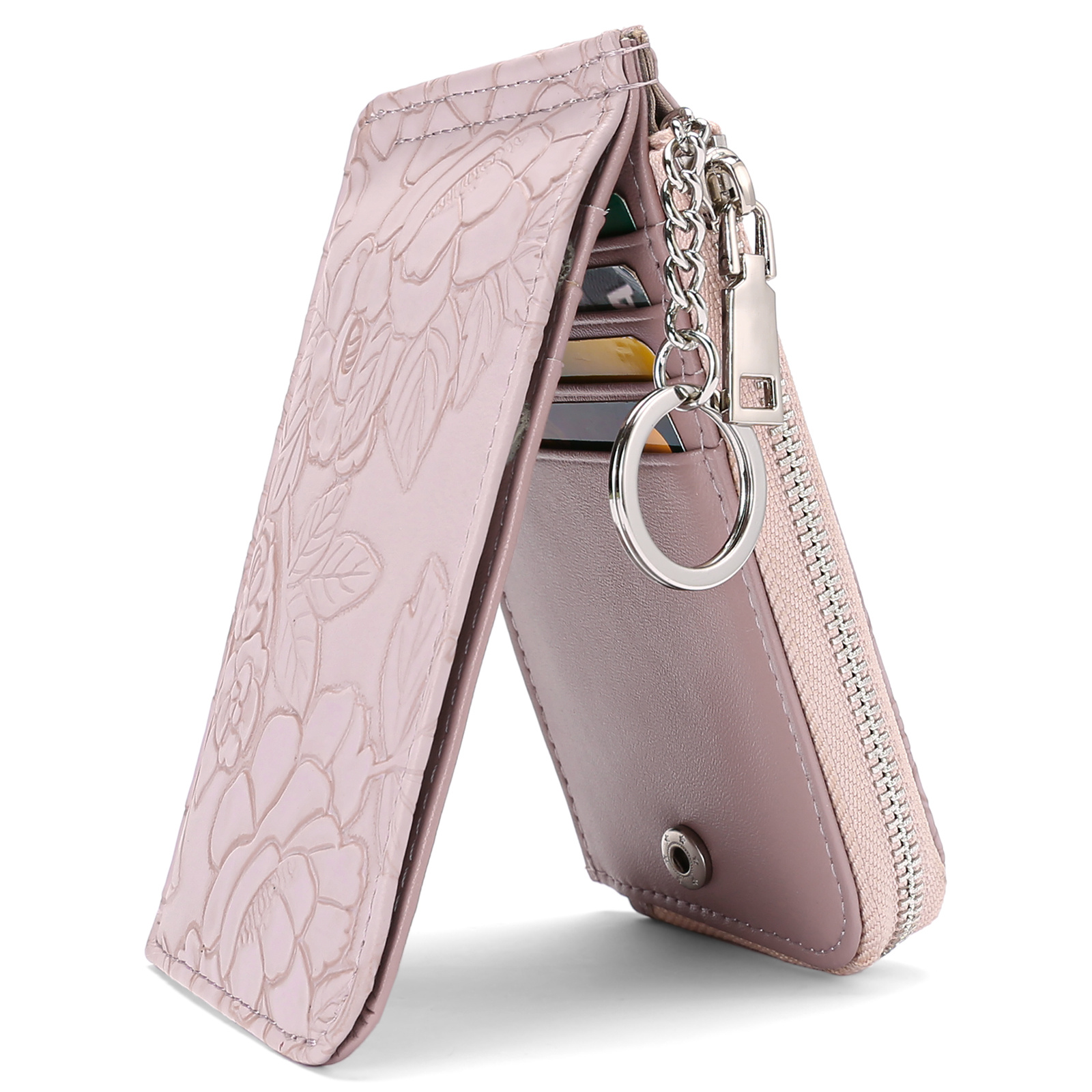 Image of Creative Sweet Ladies Wallet, Multi-card Slot Card Holder, Ladies Coin Purse With Keychain, Birthday Gift