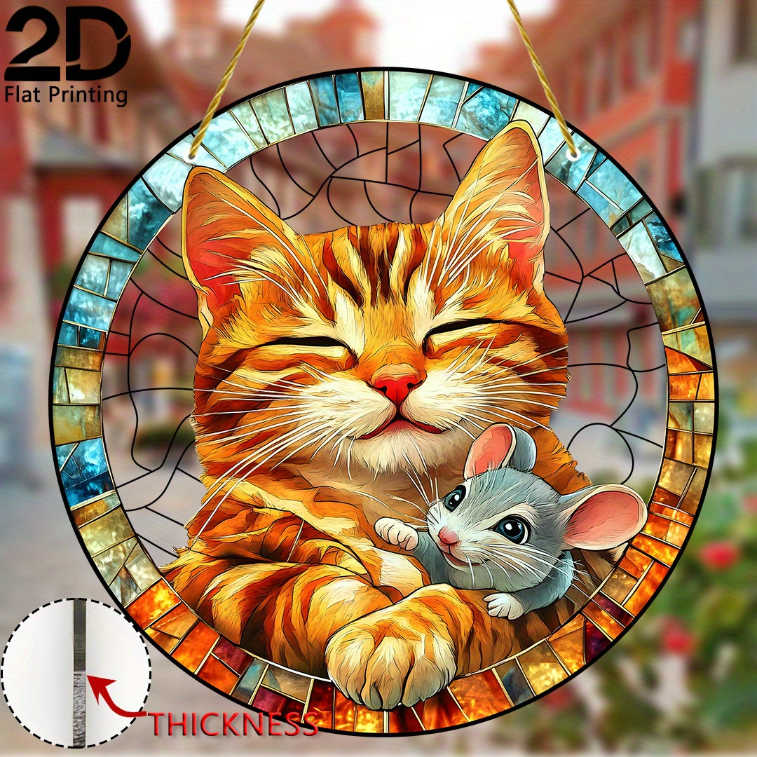 Katzenschild, Lustiges 2D Paar-Katzen-Schild Für T Produktbild-Vorschau 5
