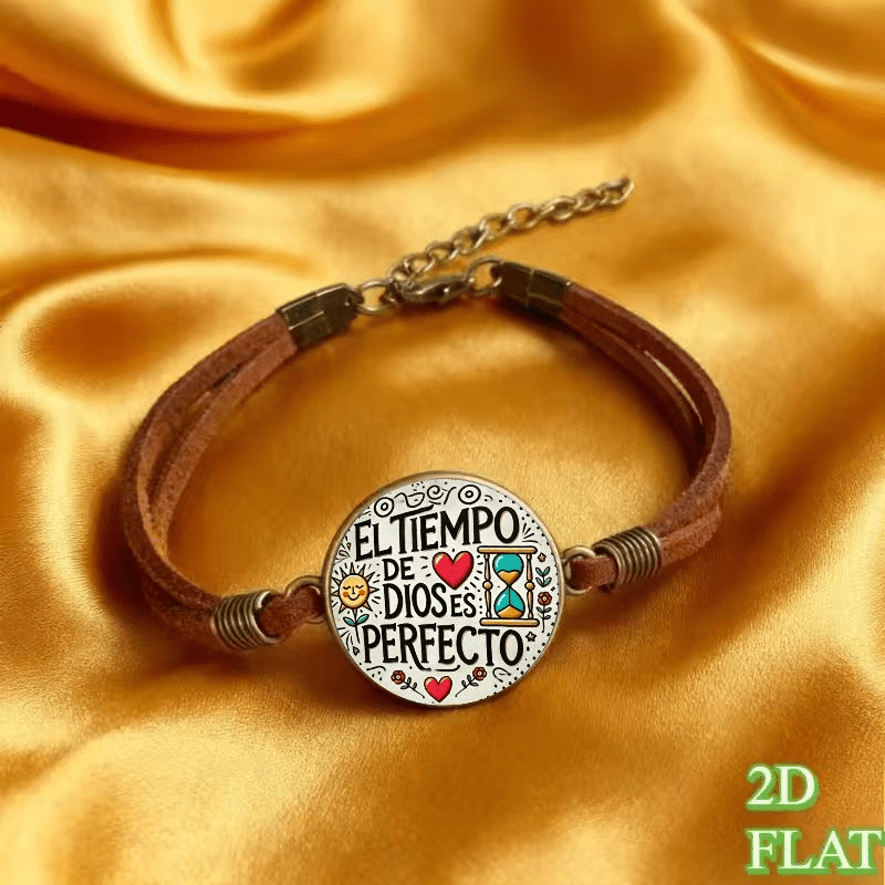 Vintage 2D Flat Pattern Bracelet, Fashion Statement Gift