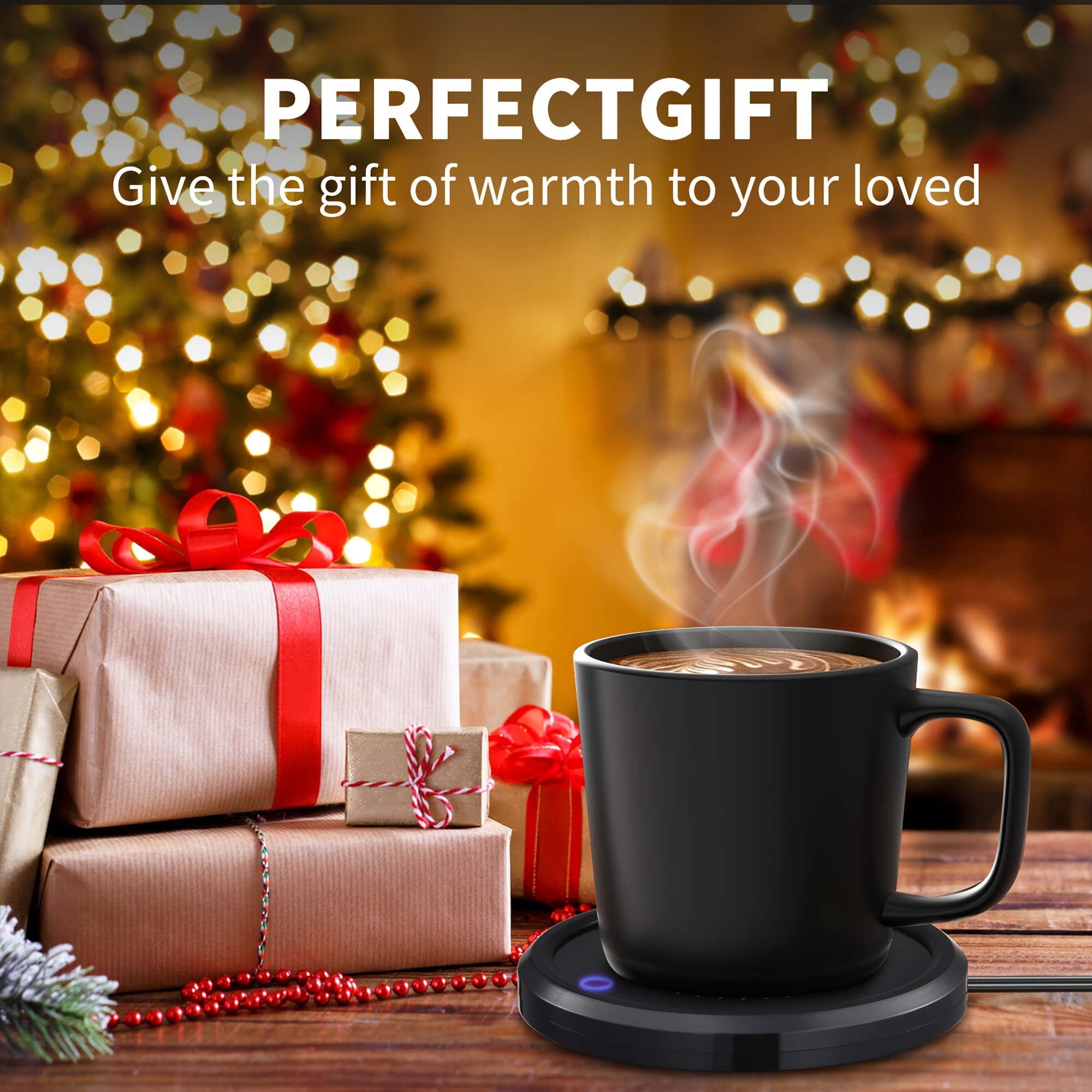 

Coffee Cup Mat Heater, Fast Heating Desktop Coaster, Heat , Heater, Ideal Accessories, Beverage Coffee Heater, Beverage Heater, Candle Heating Plate, Christmas New Year Gift