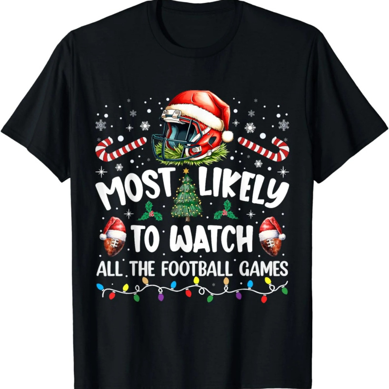 

1pc Christmas T- - 100% Tee, , Regular Fit, , Pattern, Direct , 180gsm - For &