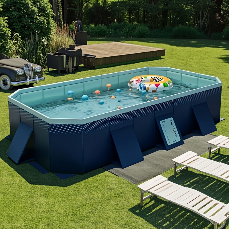 2026YC-2.1 [33 Kinds of Holidays] Available Adult Swimming Pool, No Installation Outdoor Foldable Rowing Pool, Large Family Size Durable Frame, Suitable for Summer Parties And Festivals Multi-Scene Use Safe And Reliable for 40 Different Scenarios