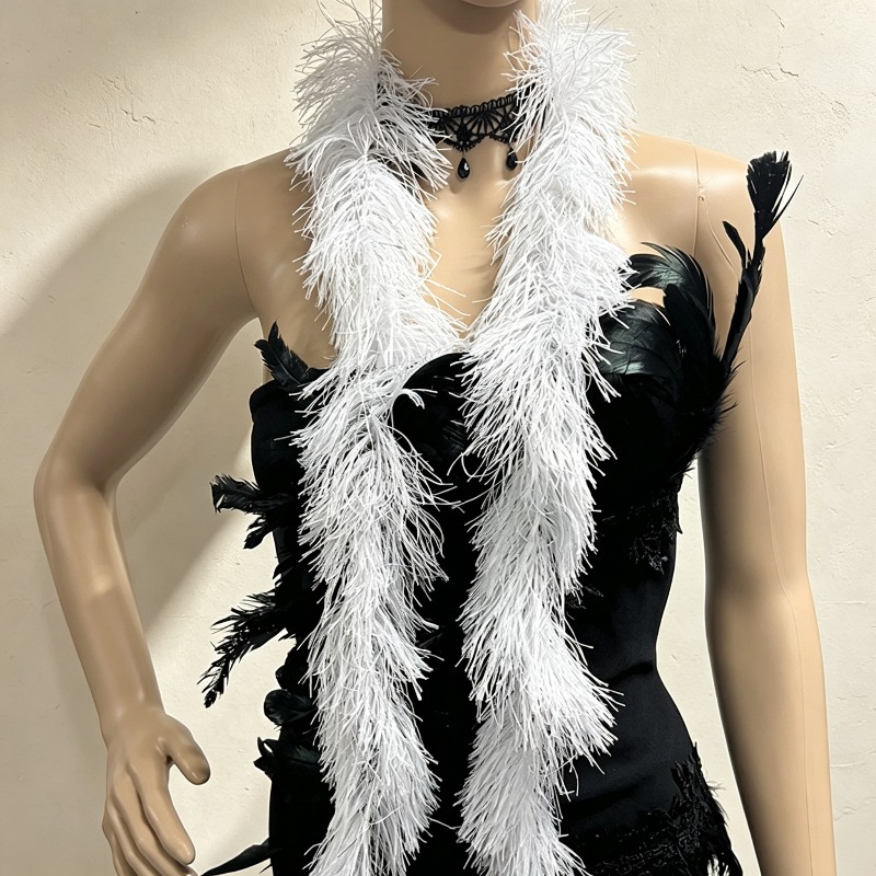 Artificial Feather Boa, Thick Decorative Soft for Dance Performances