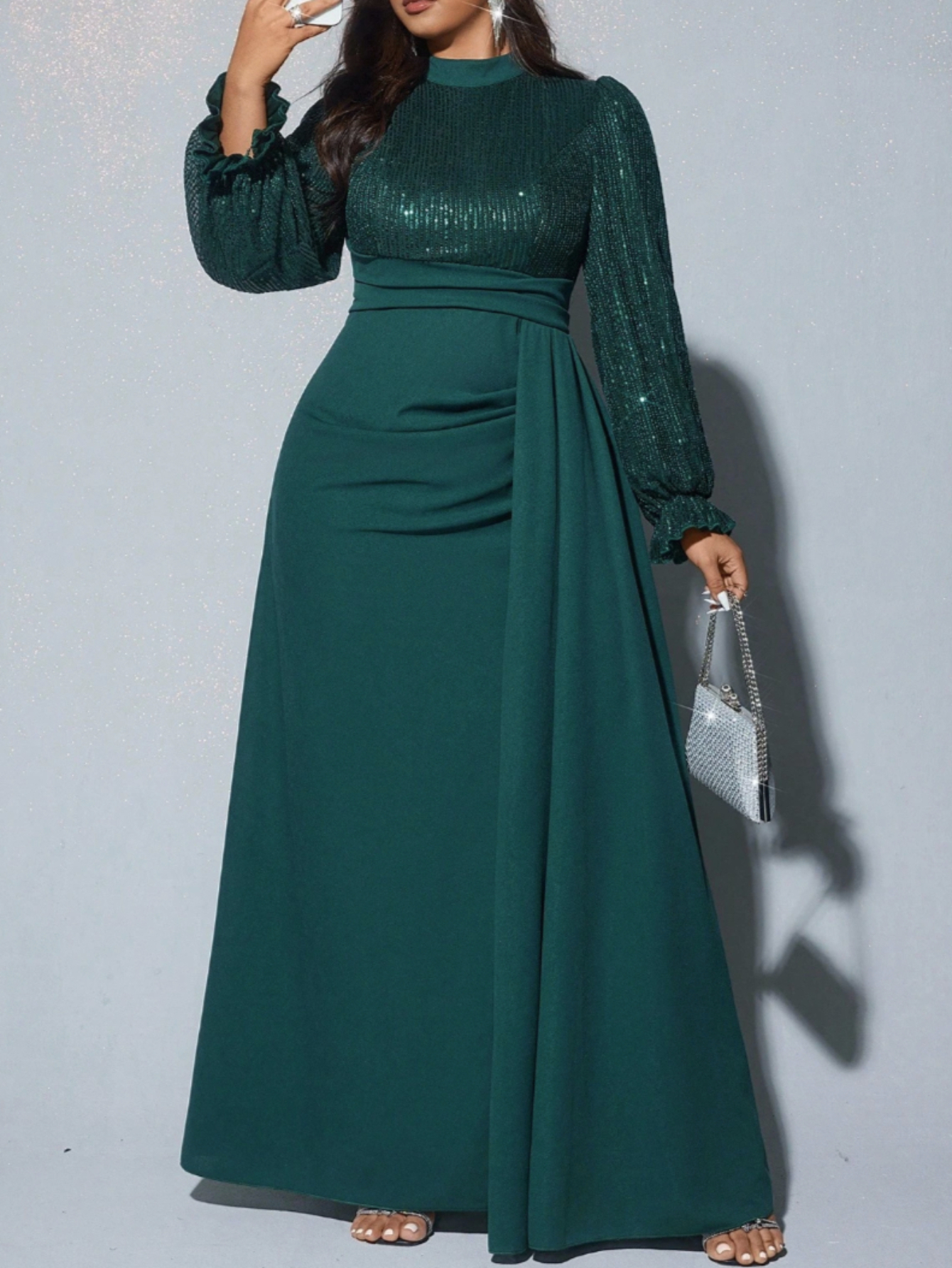 sachin and babi light blue dress evening gowns formal sold on Temu United States main image 1