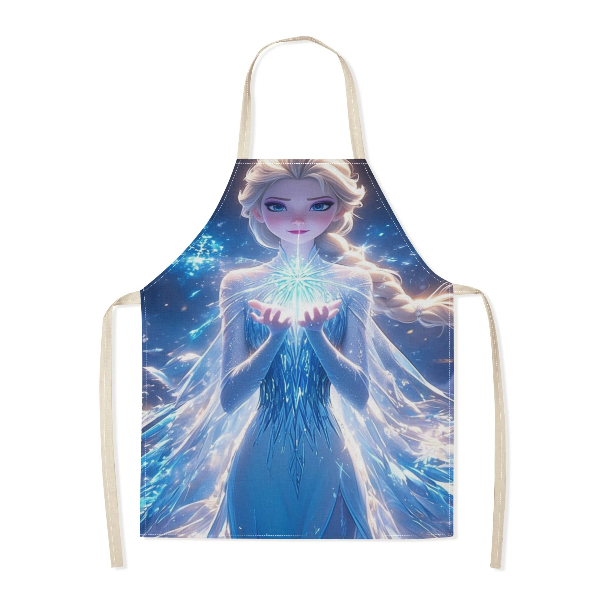 disney   a stylish waterproof apron featuring a cute cartoon design of princess  .   beautiful, fashionable, and simple, making  uitable for hotels, supermarkets, restaurants, fru hops, milk tea stalls, and   home use. details 6