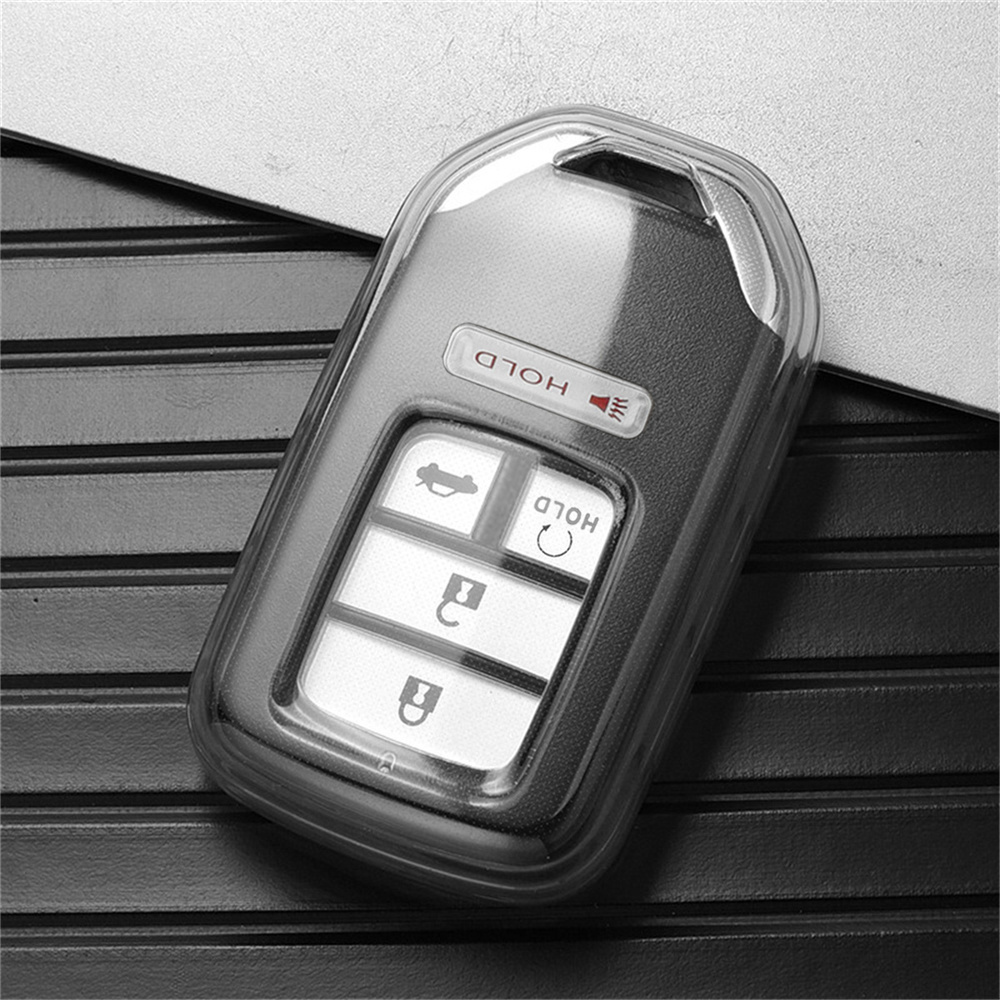 TEMU Copertura per chiave telecomando auto in TPU , adatta a Honda , City, , Jazz, BRV, , HRV - Accessori senza filo
