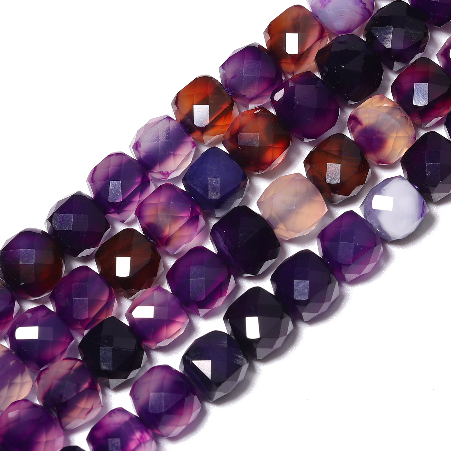 

22/47pcs 7mm Purple , Cutting For Jewelry Making Diy Bracelets Accessories, Christmas Thanksgiving 's