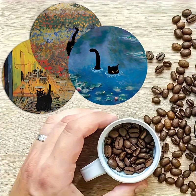 Bohemian 2 Rubber Car Coasters – Set Of 2 – Dye Sublimation – Made In USA