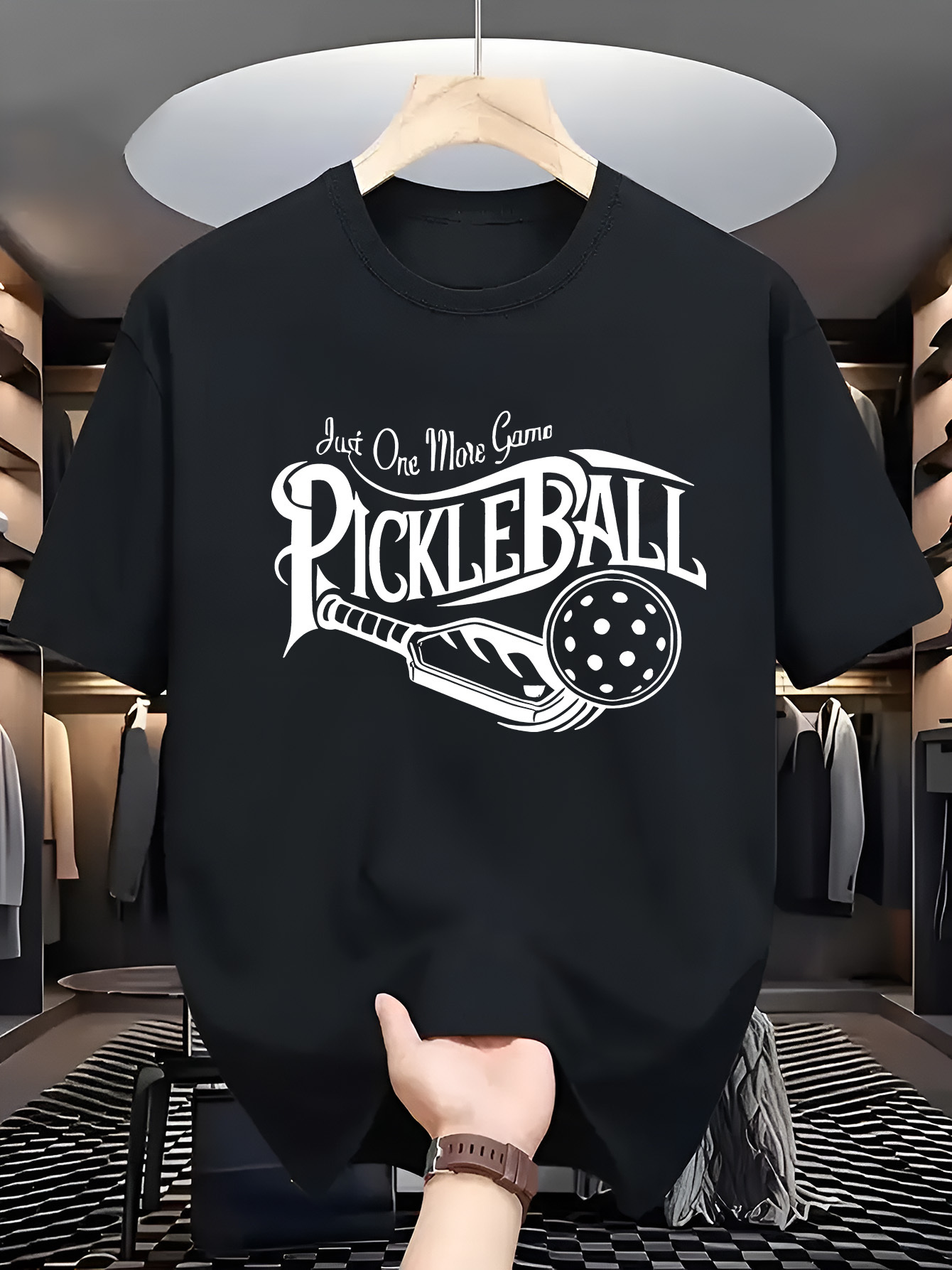 TSADFHJI Womens Tunic Tops Pickleball Shirts Women It's A Good Day To Play Pickleball T Shirt Pickleball Player Tee Tops Xxl