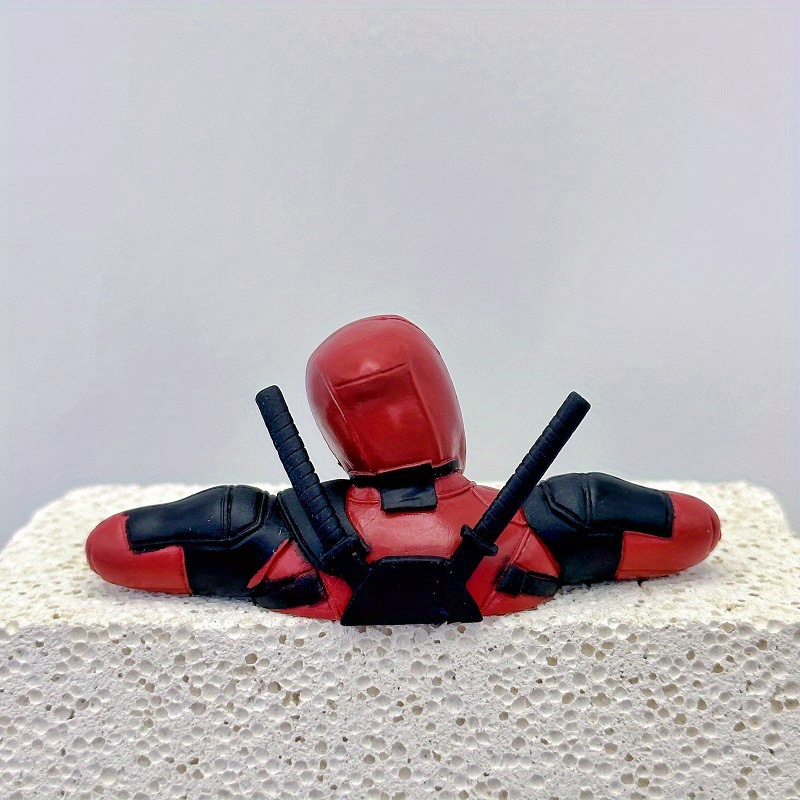 1pc/3pcs Set of Marvel Avengers Deadpool Models, Deadpool Sitting Posture And Lying Postureuxeys, Car Decoration
