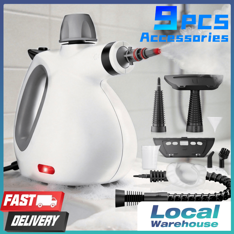 TEMU Handheld Steam Cleaner - High-pressure Portable Steamer Large Capacity For Cleaning Tile, Grout, Couch, Carpet, Windows, Bathrooms, Upholstery &