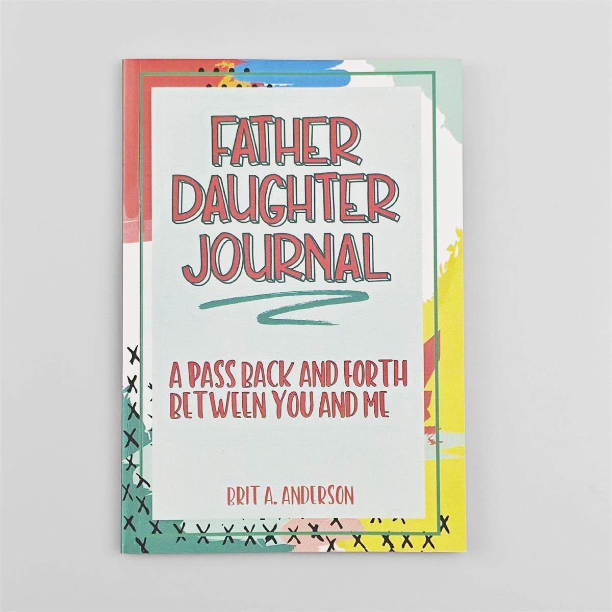 

1pc Father Daughter Journal - Paper Cover, Perfect Gift For Birthday, Christmas, Halloween, Pass Back And Memory Book