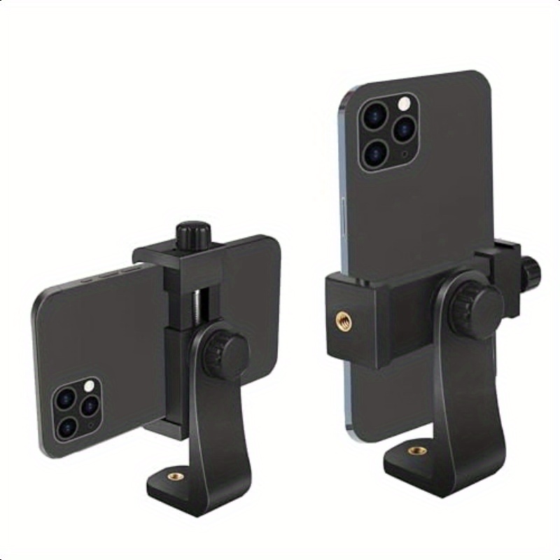 Ailun Dual-Angle Vertical & Horizontal Phone Holder with 360° Rotatable Adjustable Clip, 1/4