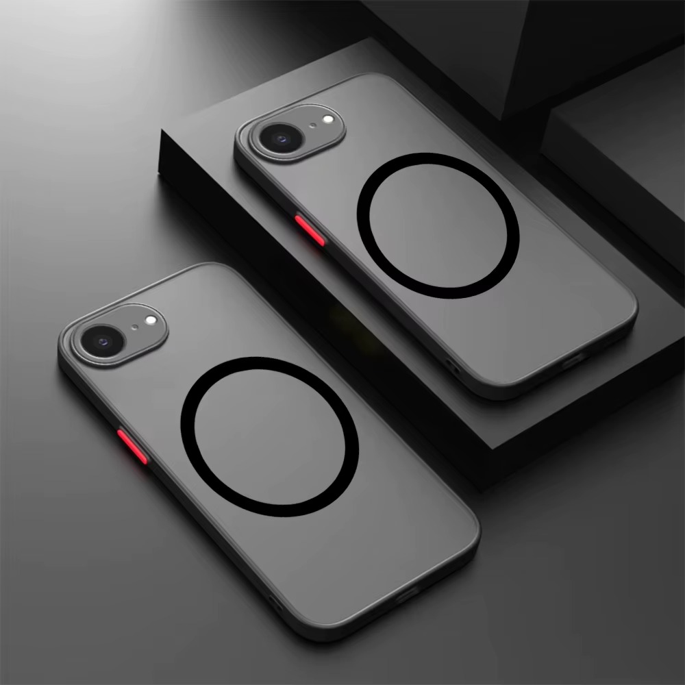 TEMU Phone Case: Shockproof Magnetic Matte Cases For Iphone 17e /16e/7/8 Wireless Cover
