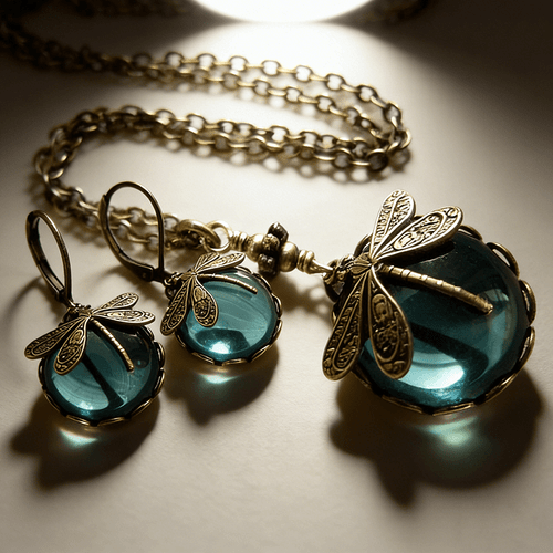 3pcs bohemian retro pendant earrings necklace birthday party gift daily banquet accessory