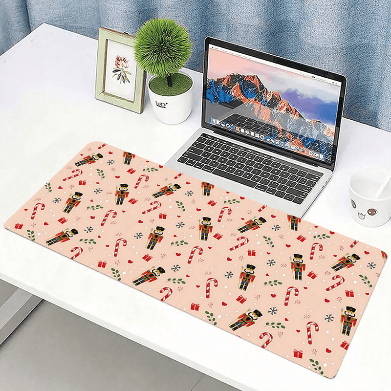 

1pc Pattern Mouse Pad, , , Desk Mat For , 35.4x15.7 , Christmas Computer Pad