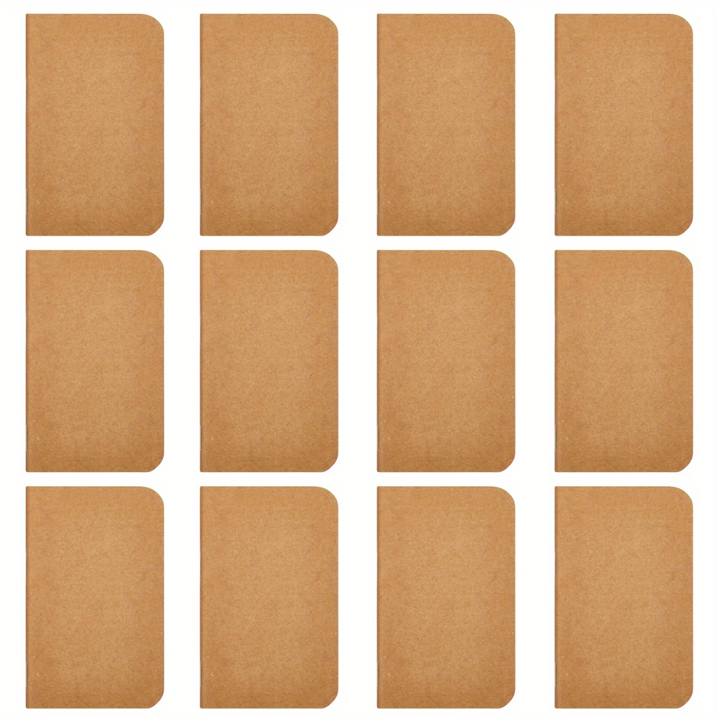 Image of 12/24pcs Pocket Notebook Mini Journal 6.35cm X 10.16cm Paper Mini Notepad Bulk Softcover Pocket Notepad Memo Diary Subject Notebooks For 14+student Traveler School