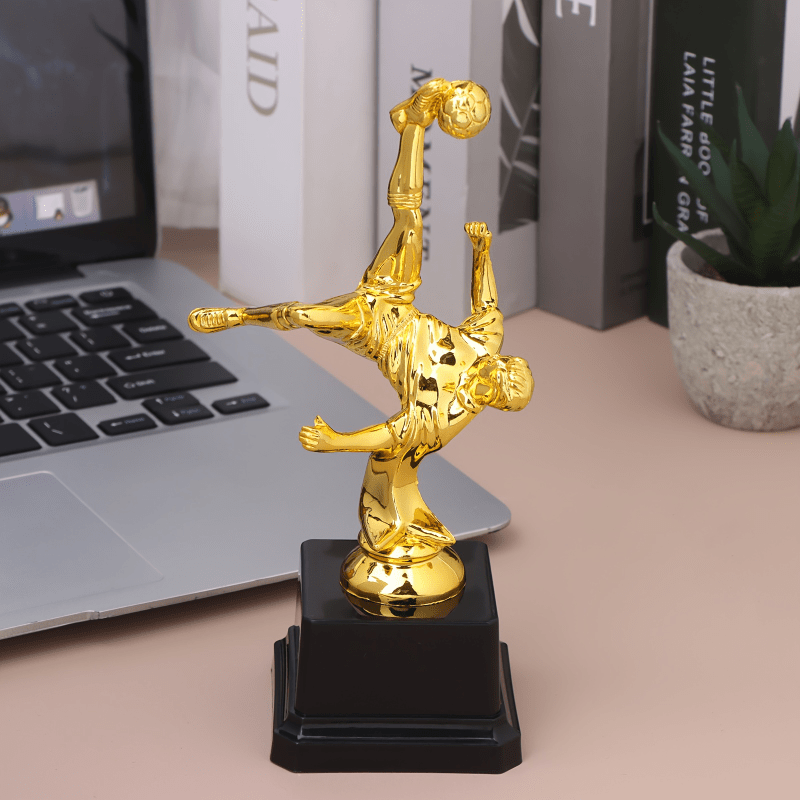 E-shop 1 Stück Mini-Fußballspiel-Trophäe Statue Deko