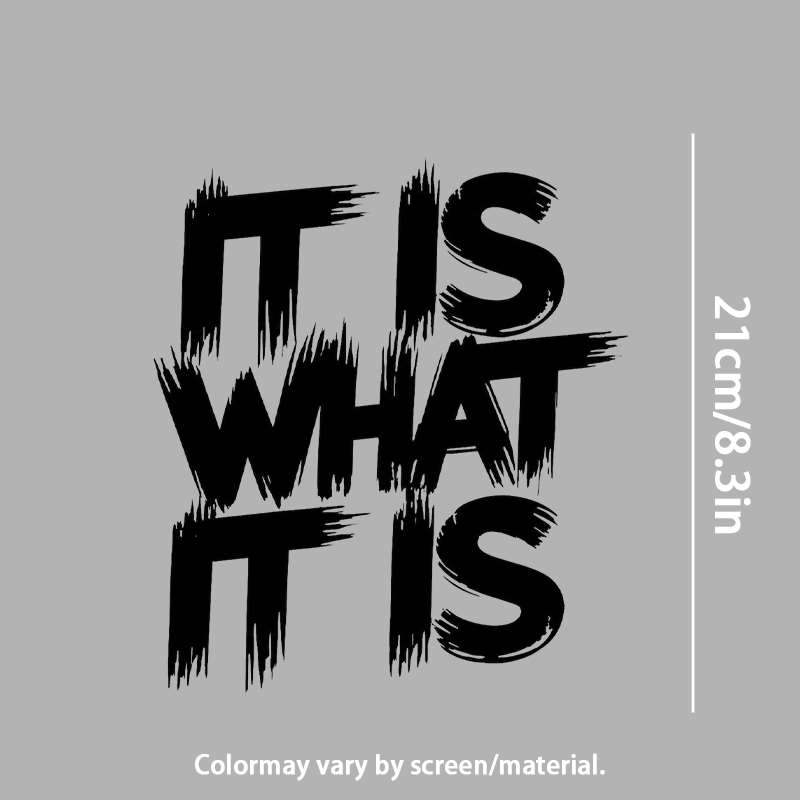 TEMU [1/2/3pcs 2d Flat Dtf White Ink Transfer] What Text Heat Transfer Sticker, Iron On Transfer, Iron On Patches, Clothing Heat Transfer, Suitable